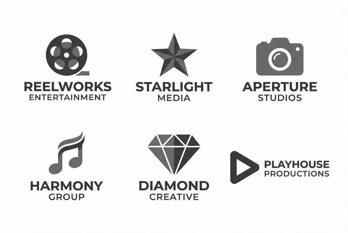 91视频合作影视品牌Logo墙